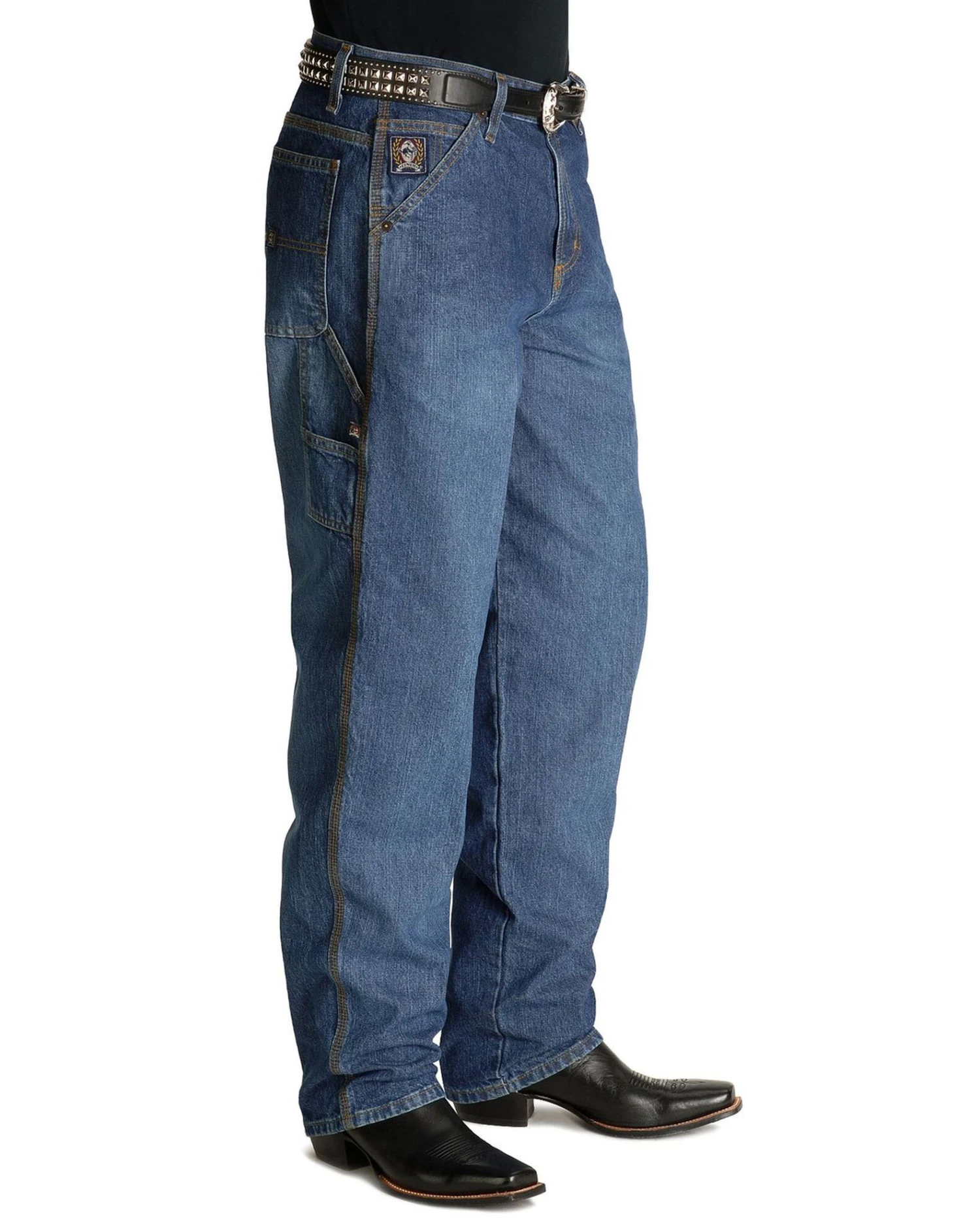 Cinch Men's Blue Label Tapered Loose Fit Jeans - Image 3