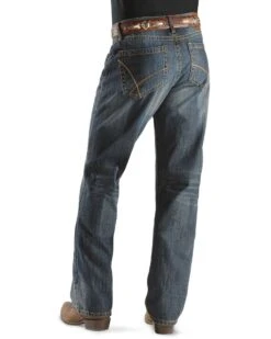 Wrangler 20X Men's No. 42 Dark Wash Slim Bootcut Jeans