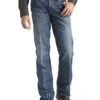 Ariat Men's M4 Gulch Medium Wash Relaxed Low Rise Bootcut Jeans