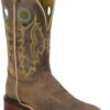 Tony Lama Suntan Century Americana Cowboy Boots - Broad Square Toe