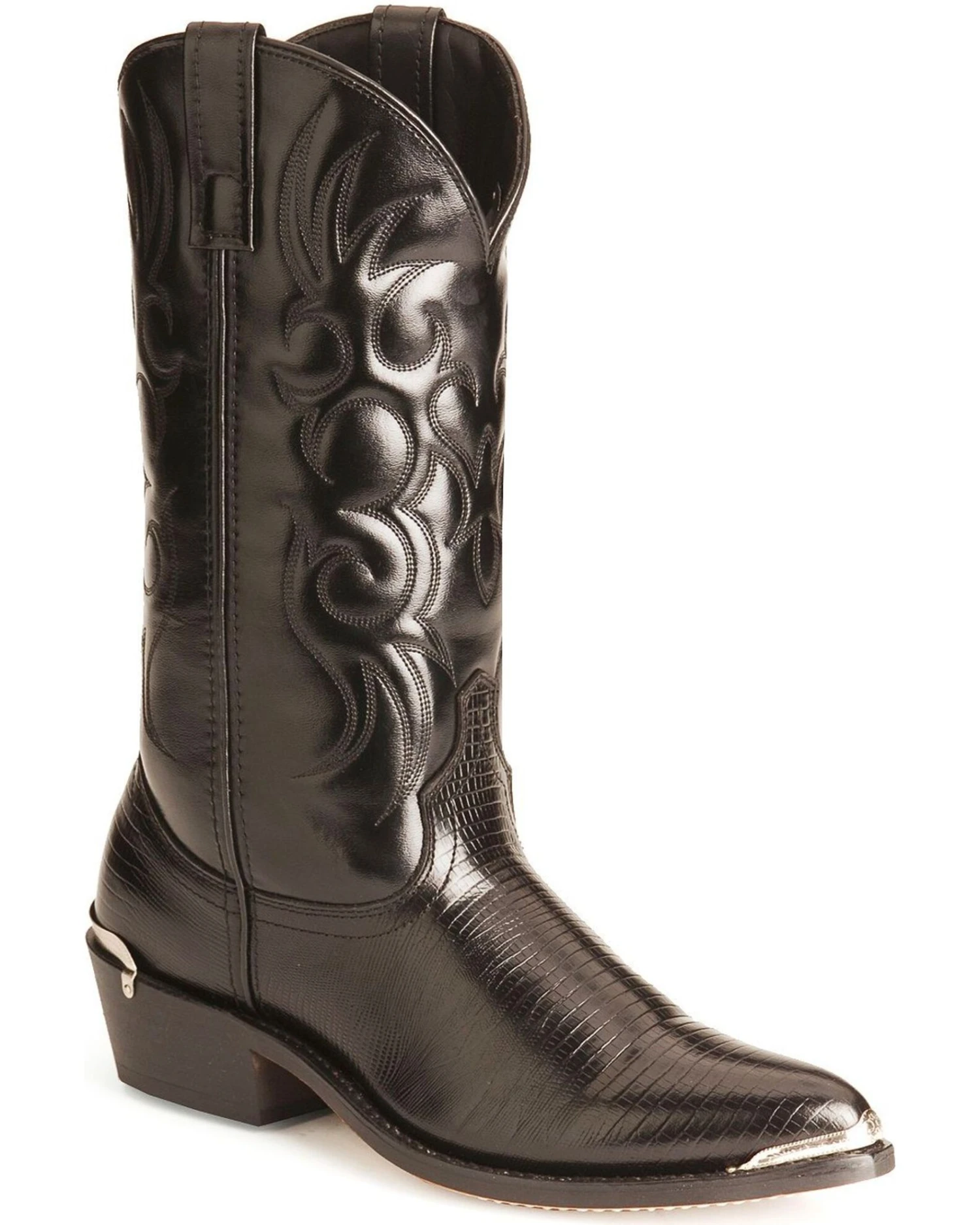 Laredo Men's Lizard Print Western Boots - Pointed Toe - Image 7