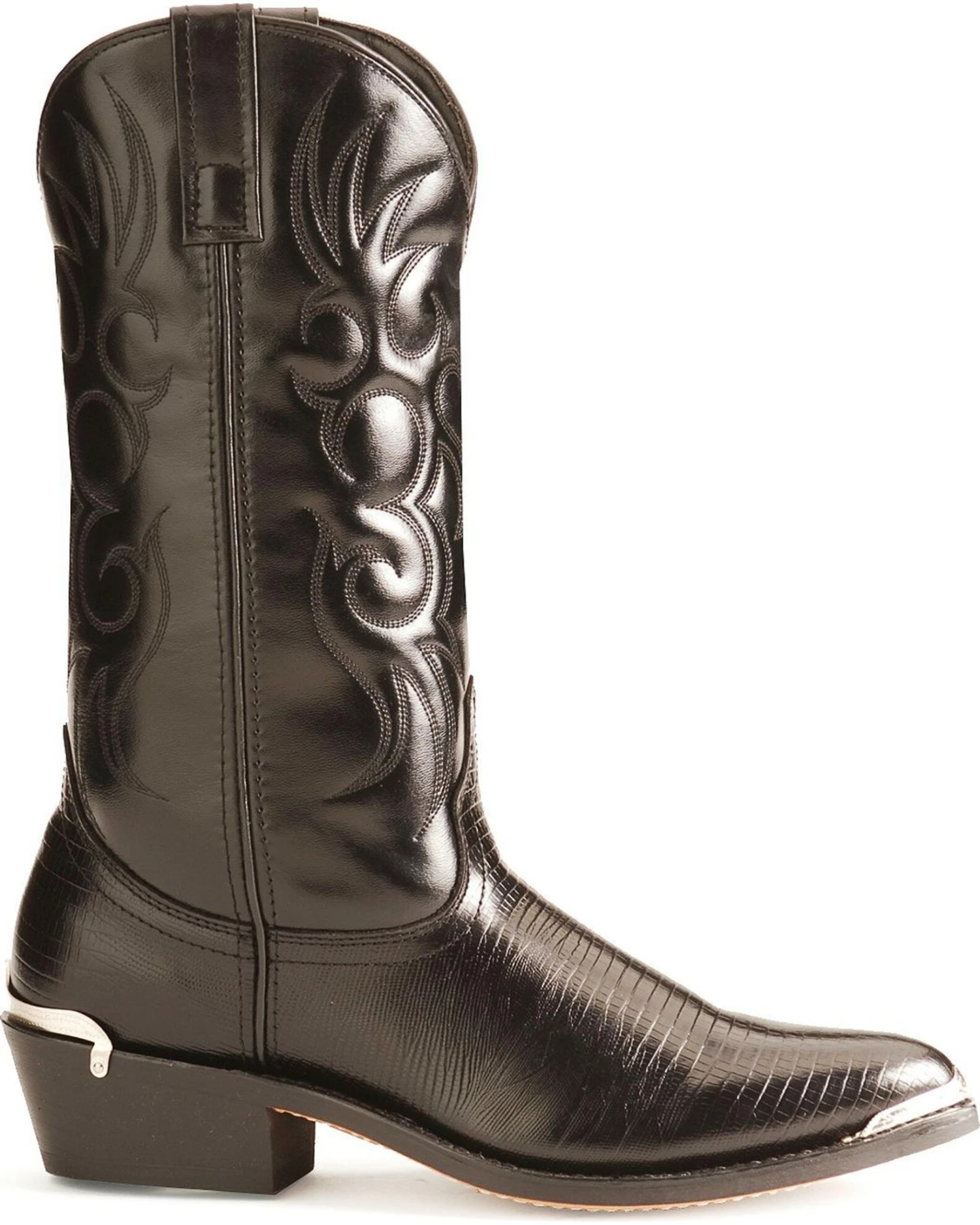 Laredo Men's Lizard Print Western Boots - Pointed Toe - Image 5