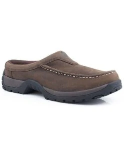 Roper Men's Performance Lite Open Back Slip-On Casual Shoes - Moc Toe