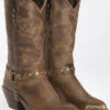 Abilene Women's Distressed Harness Western Boots - Pointed Toe