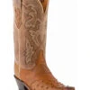 Lucchese Women's Handmade Augusta Full Quill Ostrich Western Boots - Snip Toe