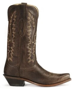 Old West Women's Distressed Leather Western Boots - Snip Toe