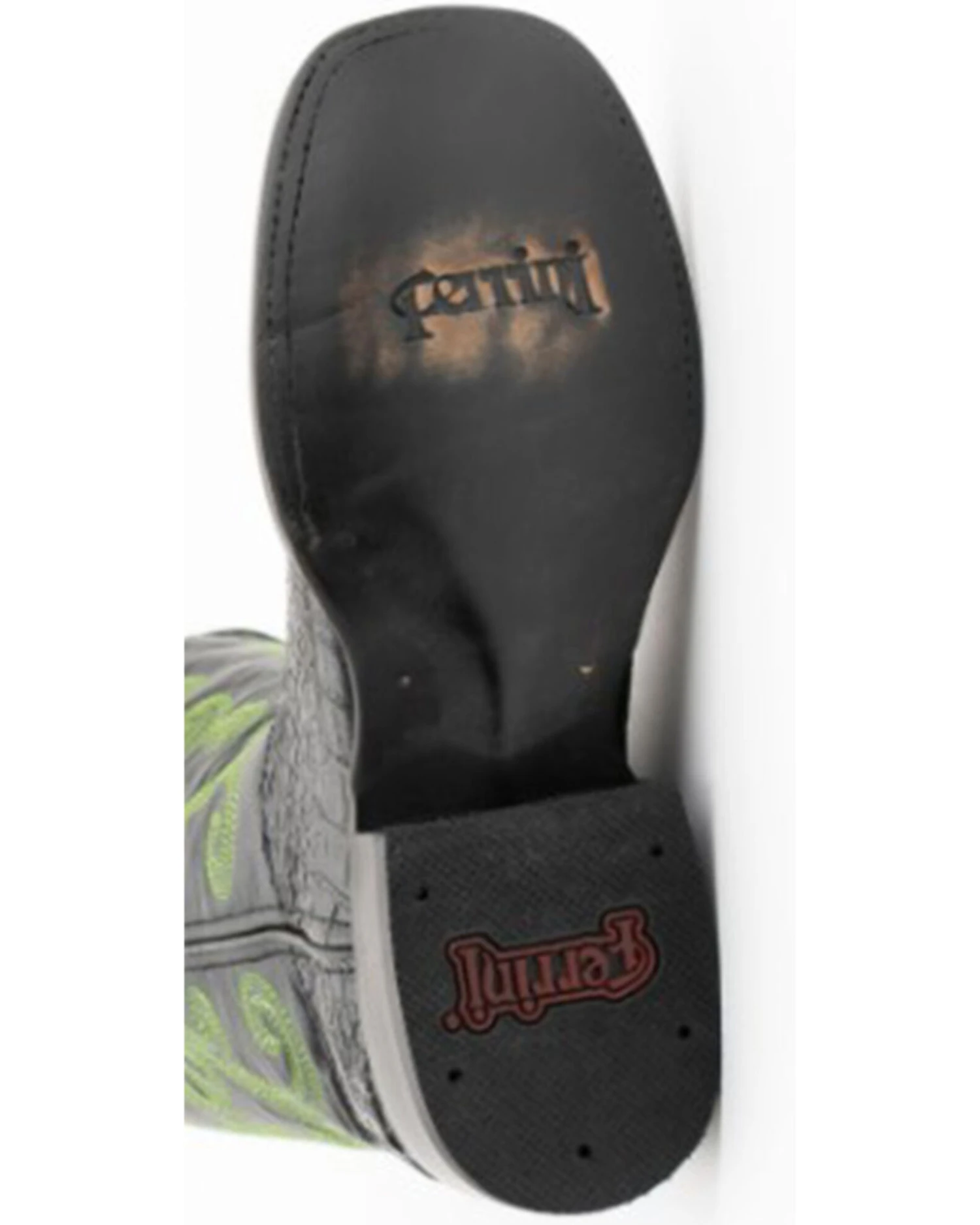 Ferrini Women's Caiman Croc Print Western Boots - Square Toe - Image 2