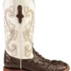 Ferrini Women's Hornback Caiman Print Western Boots - Broad Square Toe