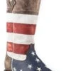 Roper Women's Distressed American Flag Western Boots - Square Toe