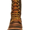 Carolina Men's 8" Waterproof Lace-to-Toe Logger Boots - Round Toe