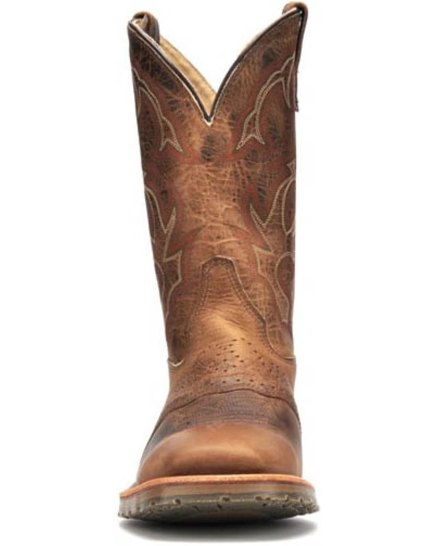 Double H Men's ICE Roper Western Work Boots - Broad Square Toe - Image 8
