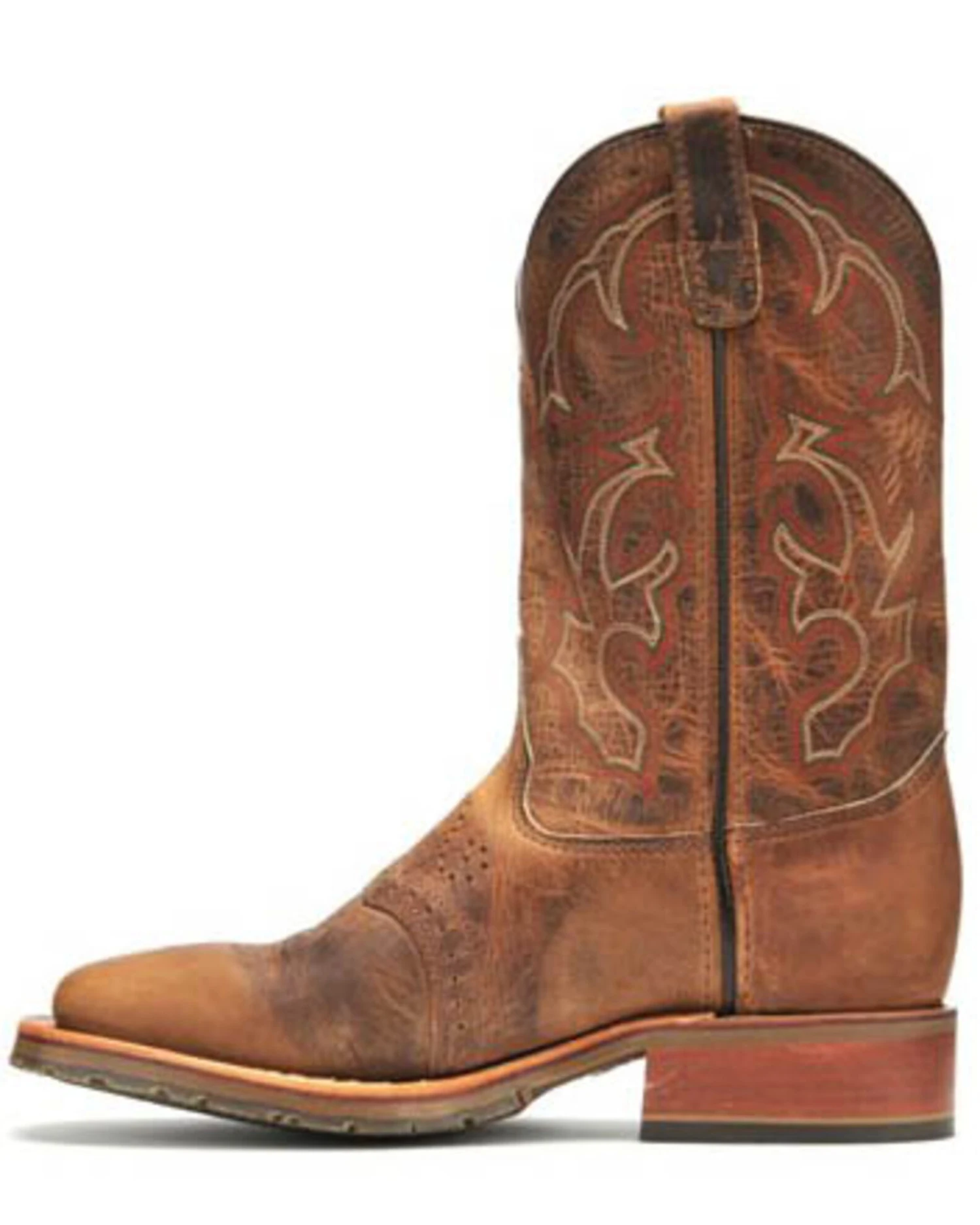 Double H Men's ICE Roper Western Work Boots - Broad Square Toe - Image 5