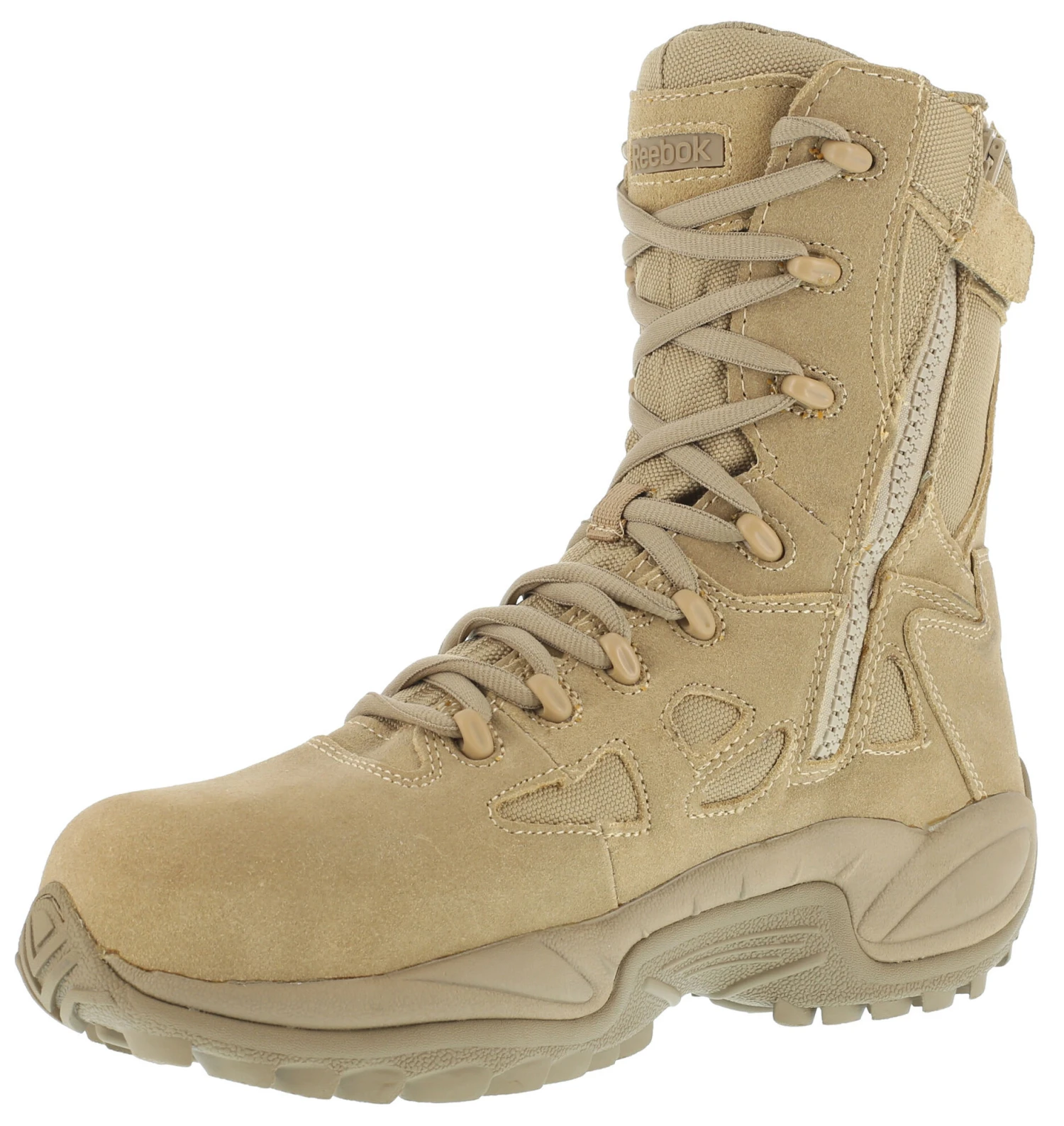 Reebok Women's Stealth 8" Lace-Up Side-Zip Work Boots - Composite Toe - Image 3