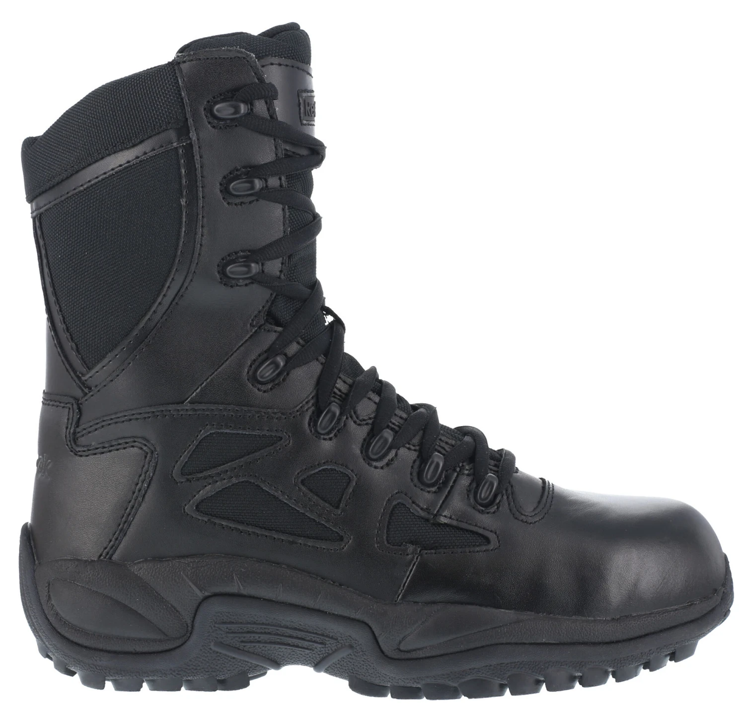 Reebok Women's 8" Side-Zip Rapid Response Tactical Boots - Round Toe - Image 2