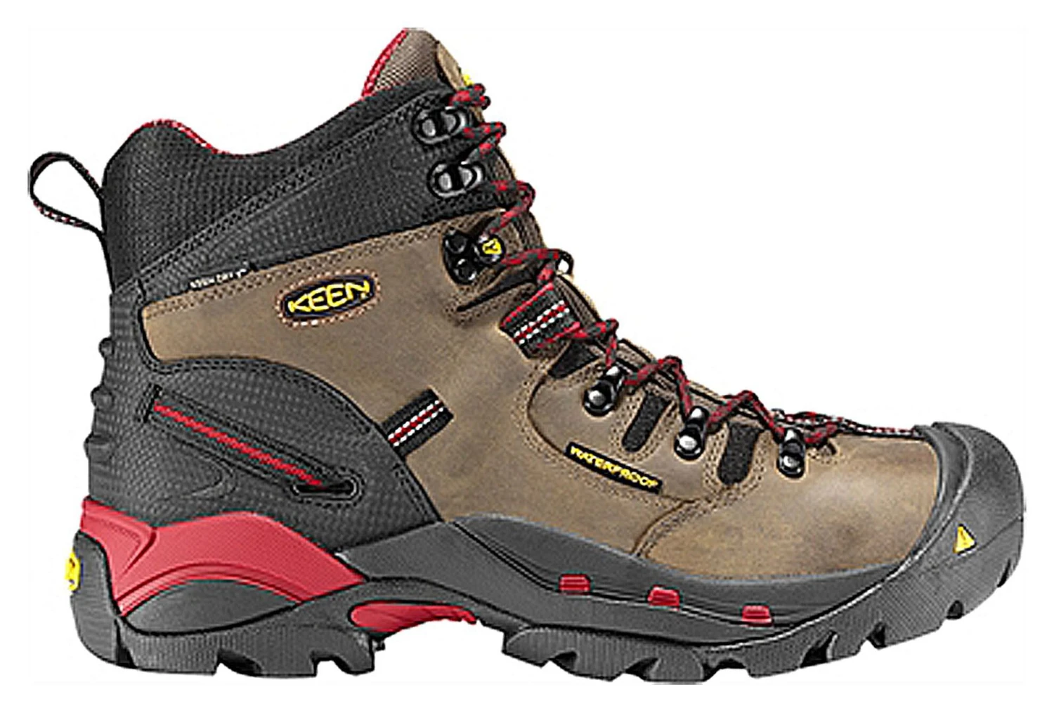 Keen Men's Pittsburgh Mid Waterproof Boots - Steel Toe - Image 3