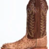 Tony Lama Men's San Saba Vintage Full Quill Ostrich Western Boots - Broad Square Toe