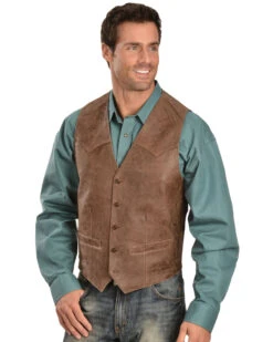Scully Men's Western Lamb Vest