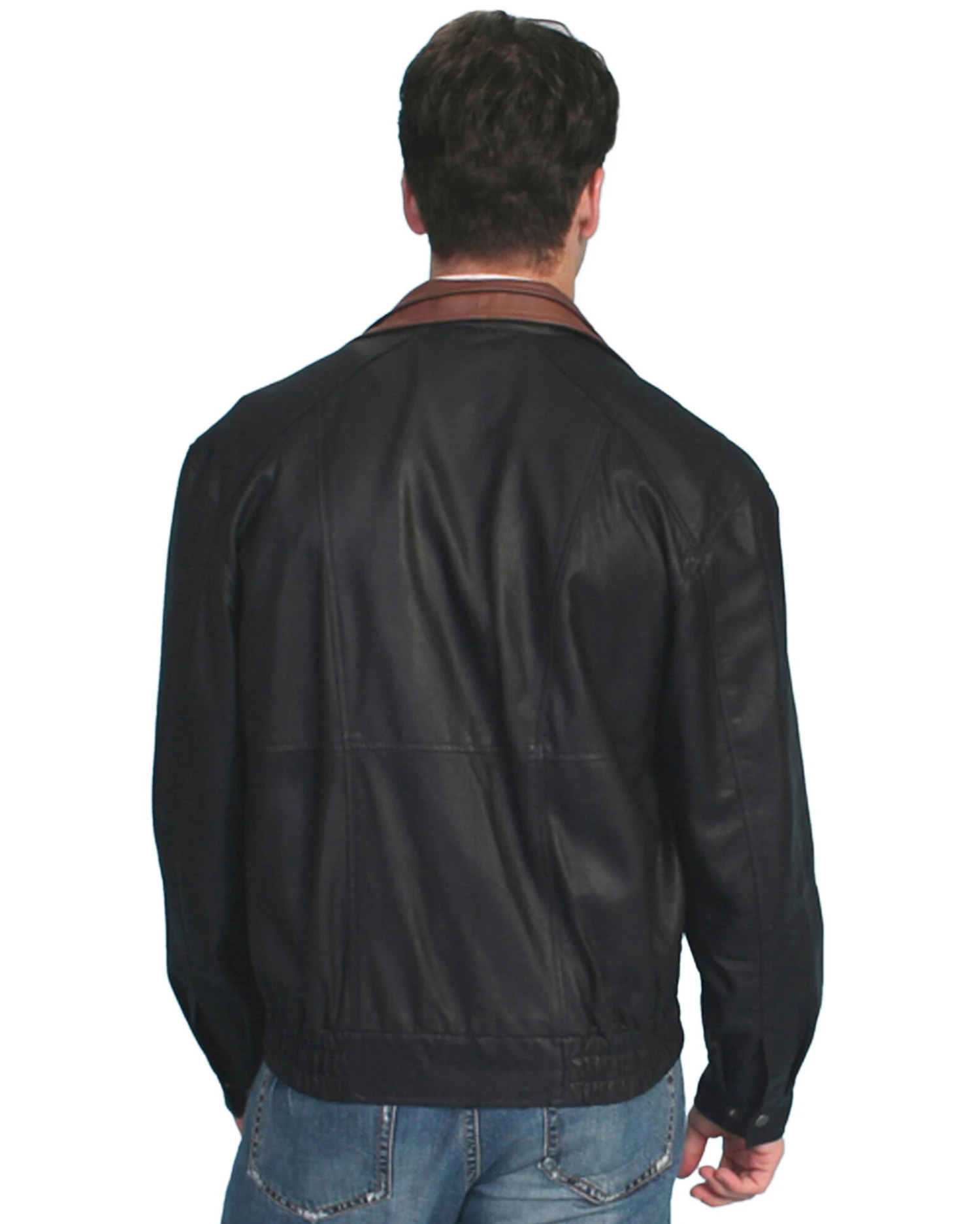 Scully Double Collar Leather Jacket - Tall - Image 2