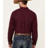 Cinch C‌inch Men's Solid Burgundy Button Long Sleeve Western Shirt