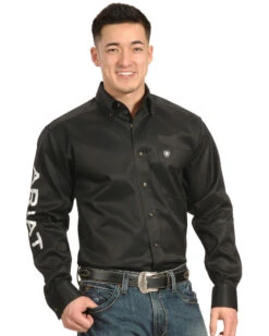 Ariat Men's Long Sleeve Logo Long Sleeve Western Shirt