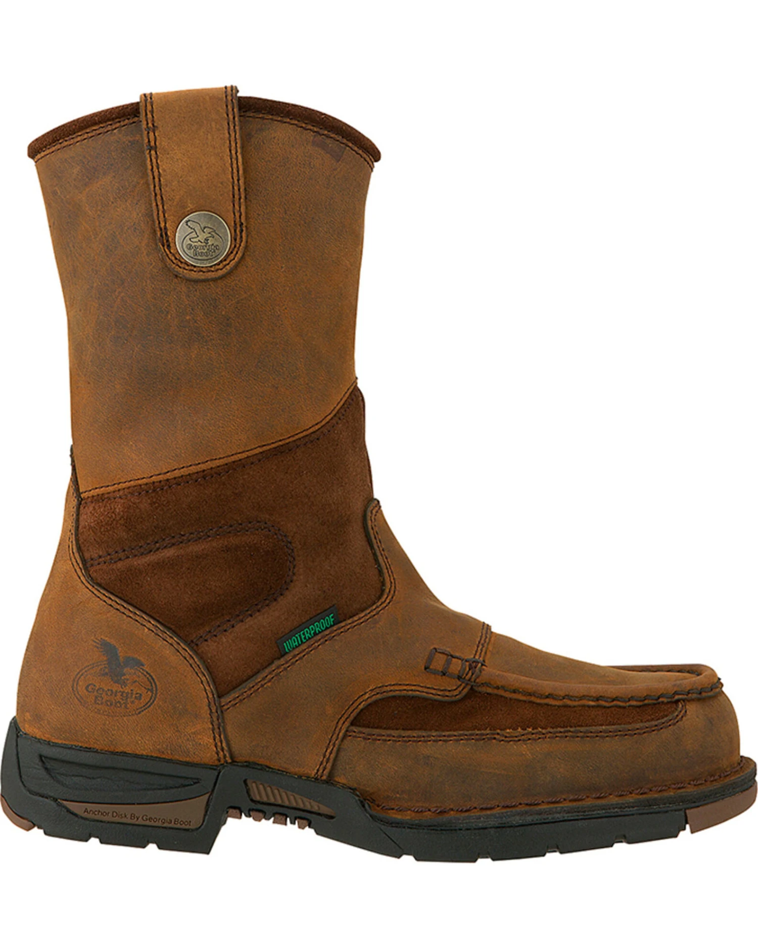 Georgia Boot Men's Athens Wellington Boots - Steel Toe - Image 5