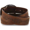 Justin Women's Navajo Heart Leather Belt