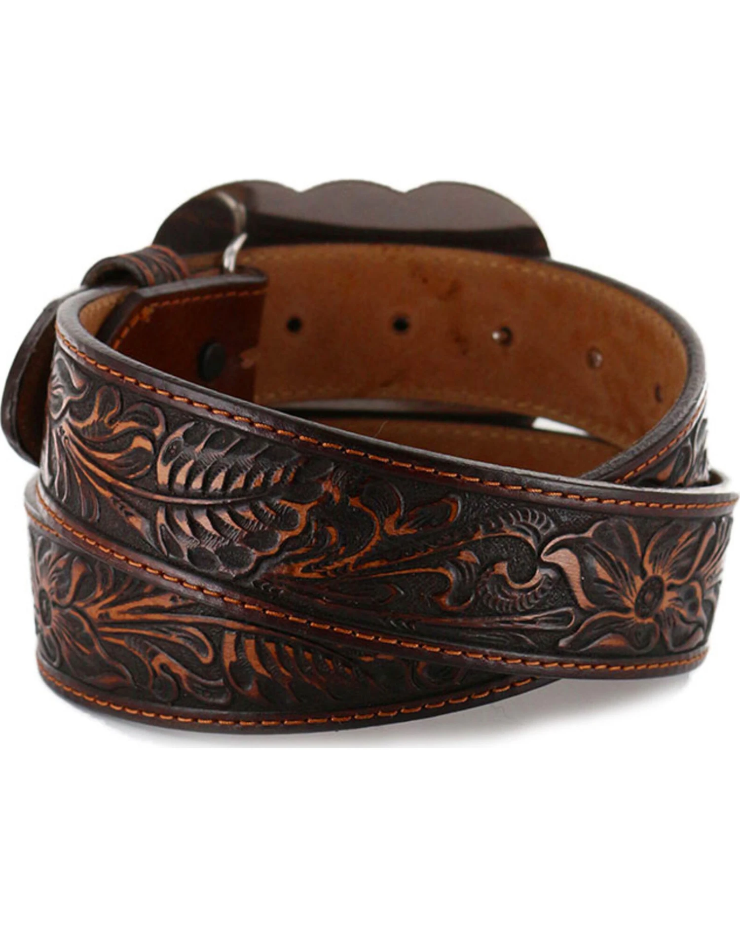 Tony Lama Justin Women's Bandit Queen Leather Belt - Image 4