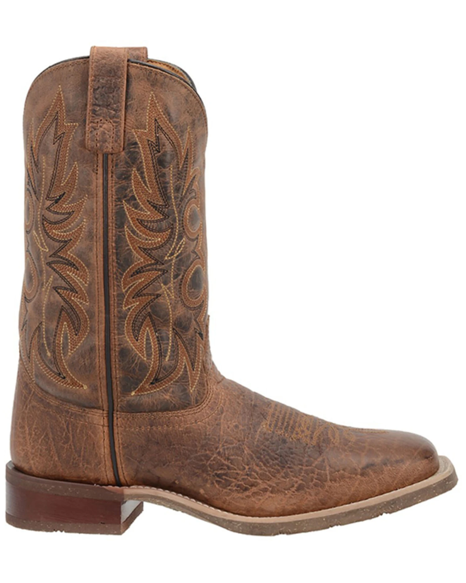 Laredo Men's Rancher Stockman Western Boots - Broad Square Toe