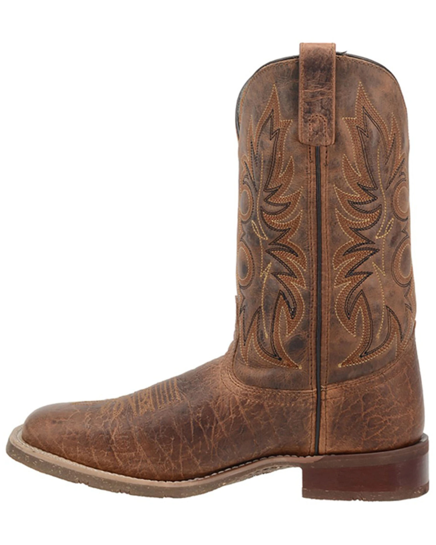 Laredo Men's Rancher Stockman Western Boots - Broad Square Toe - Image 3