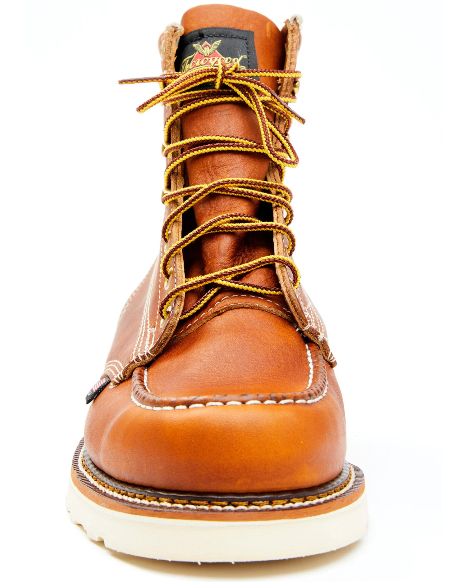 Thorogood Men's 6" American Heritage Made In The USA Wedge Sole Work Boots - Soft Toe - Image 3