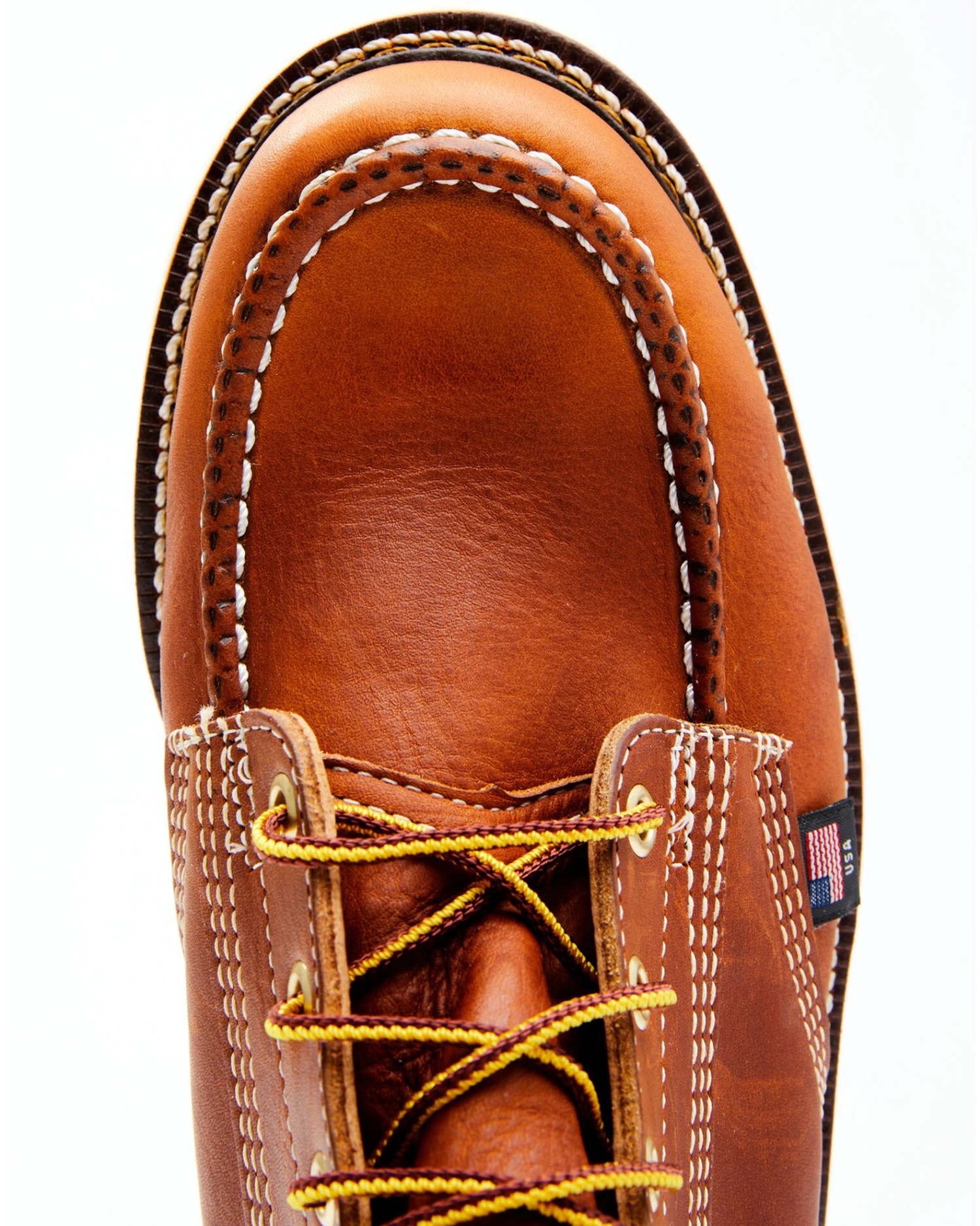 Thorogood Men's 6" American Heritage Made In The USA Wedge Sole Work Boots - Soft Toe - Image 7