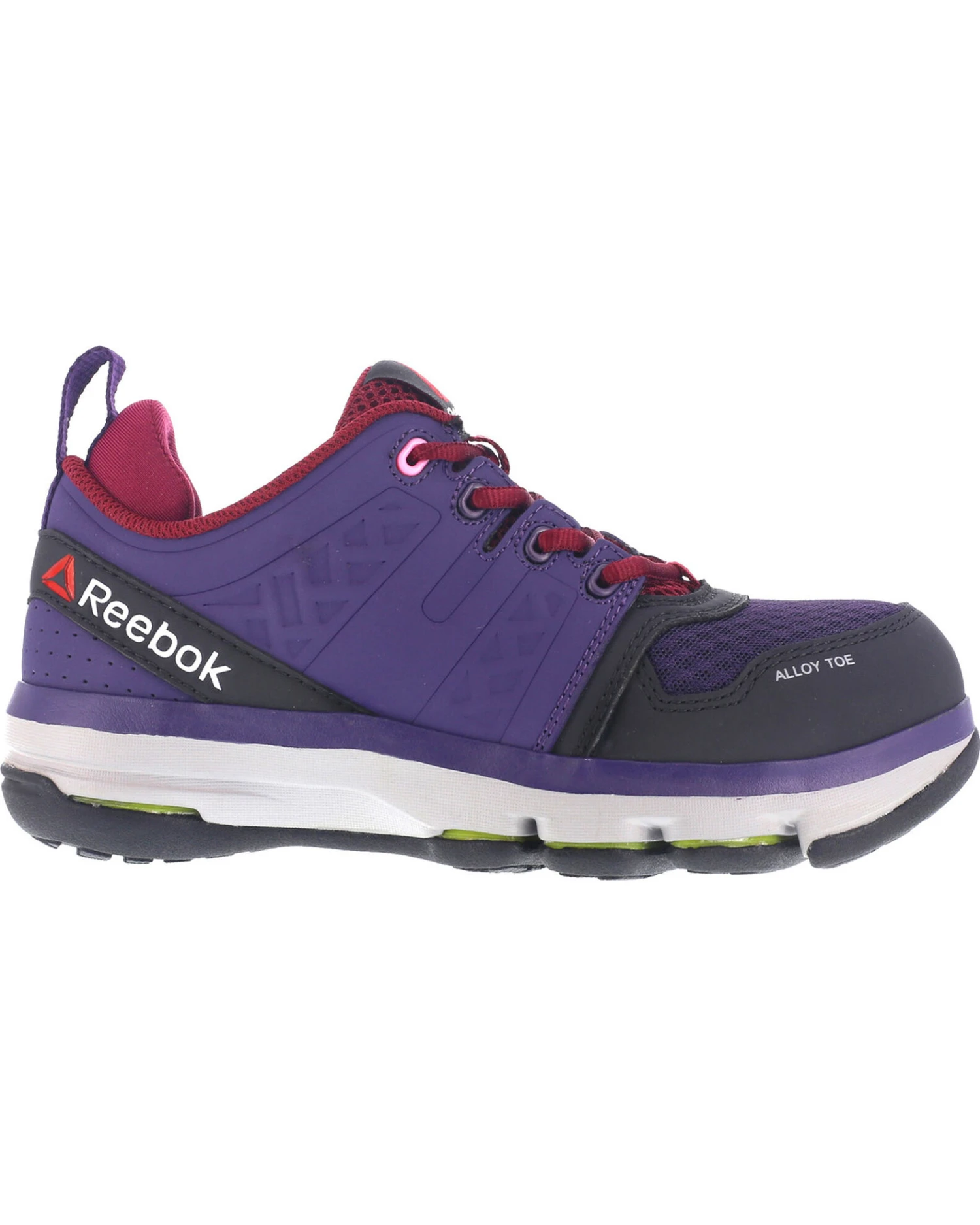 Reebok Women's Violet Athletic Oxford DMX Flex Work Shoes - Alloy Toe