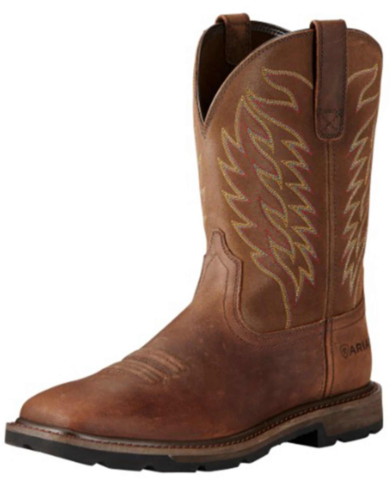Ariat Men's Groundbreaker Western Work Boots - Soft Toe - Image 5