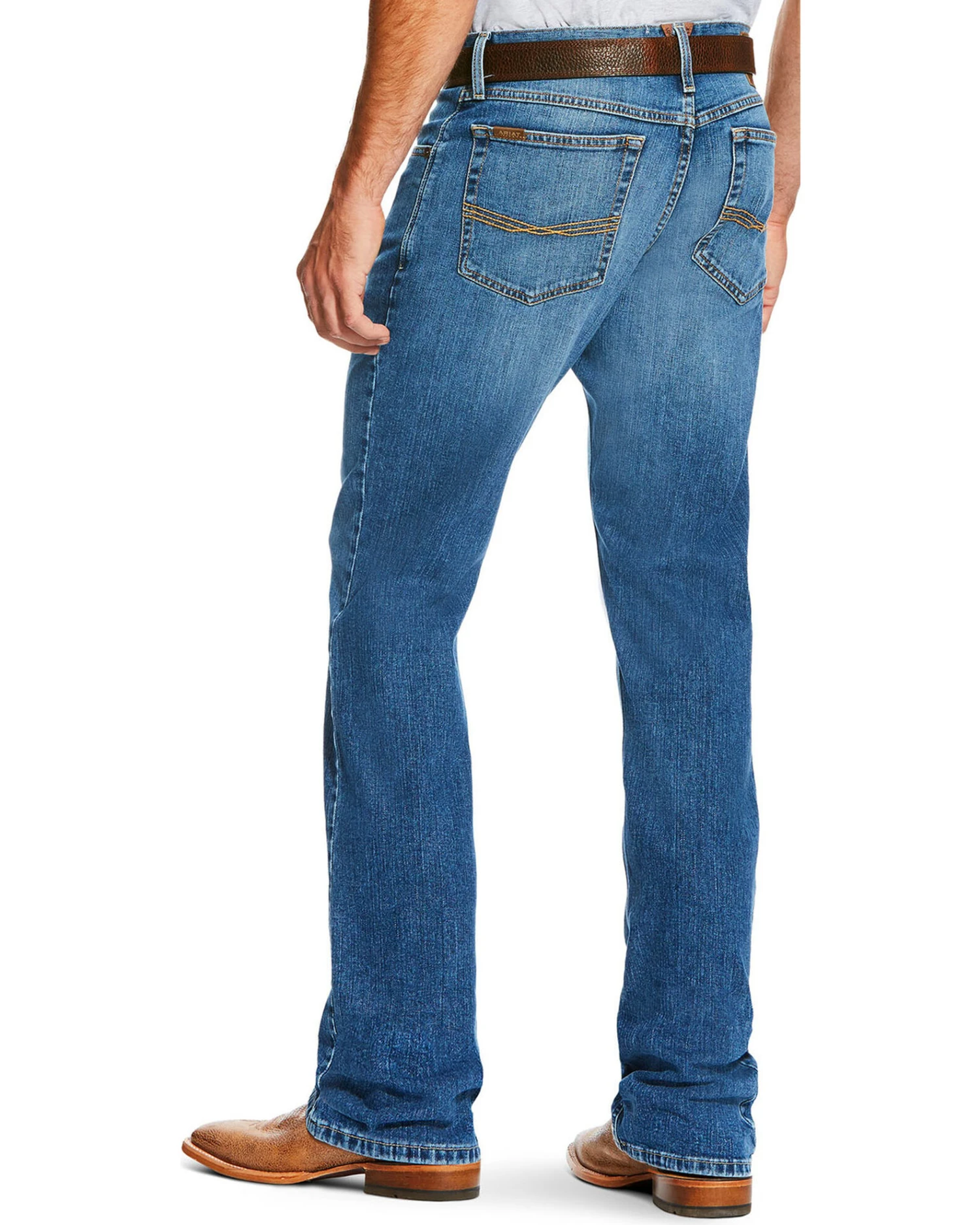 Ariat Men's M2 Brandon Medium Wash Bootcut Jeans - Image 2