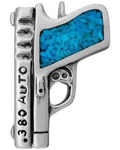 Silver Legends Women's 380 Auto Pistol Necklace