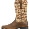 Ariat Women's Round Up Patriot Western Performance Boots - Broad Square Toe