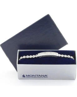 Montana Silversmiths Women's Silver Baguette Lariat Bracelet