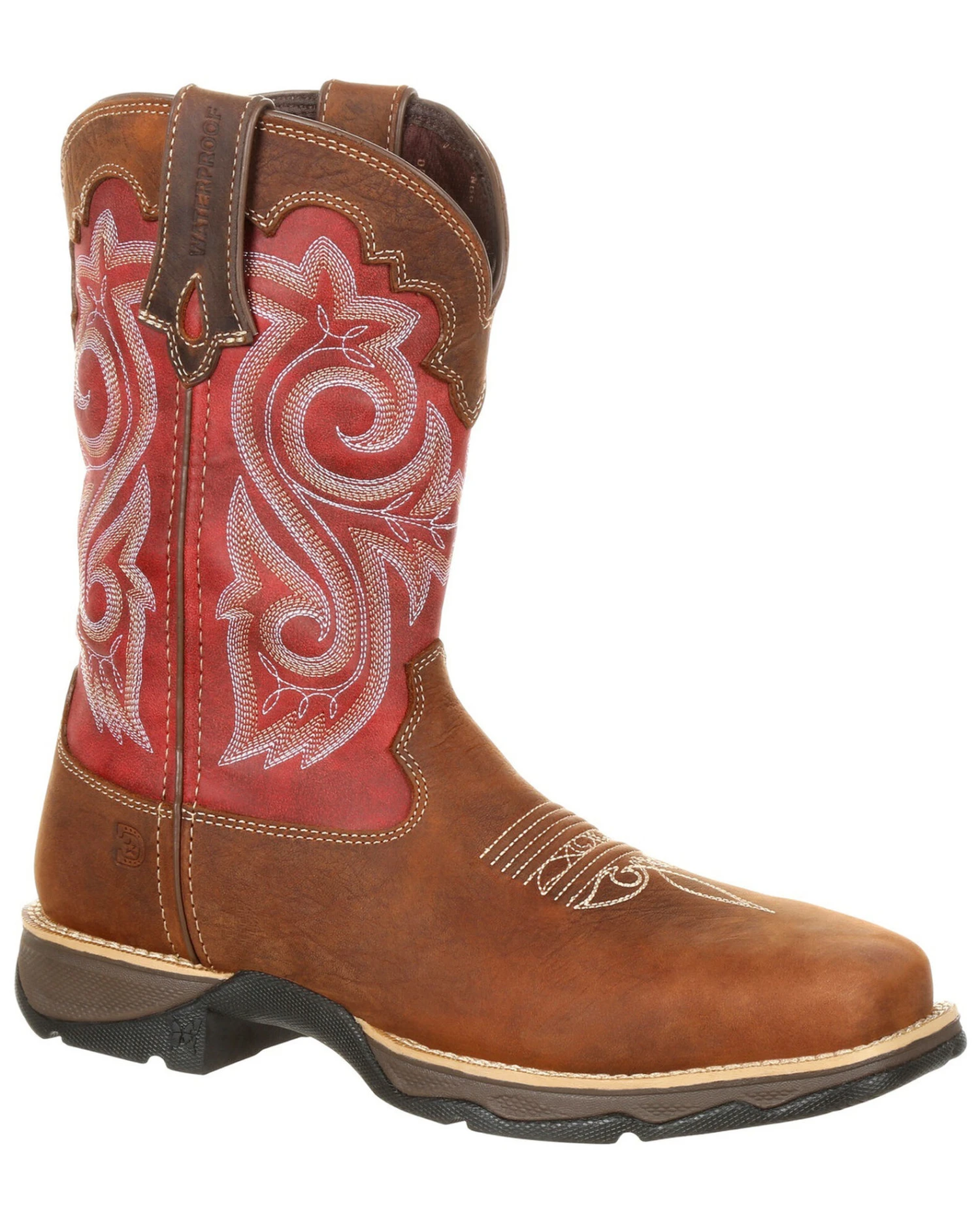 Durango Women's Rebel Waterproof Western Work Boots - Composite Toe - Image 4