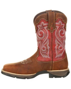 Durango Women's Rebel Waterproof Western Work Boots - Composite Toe