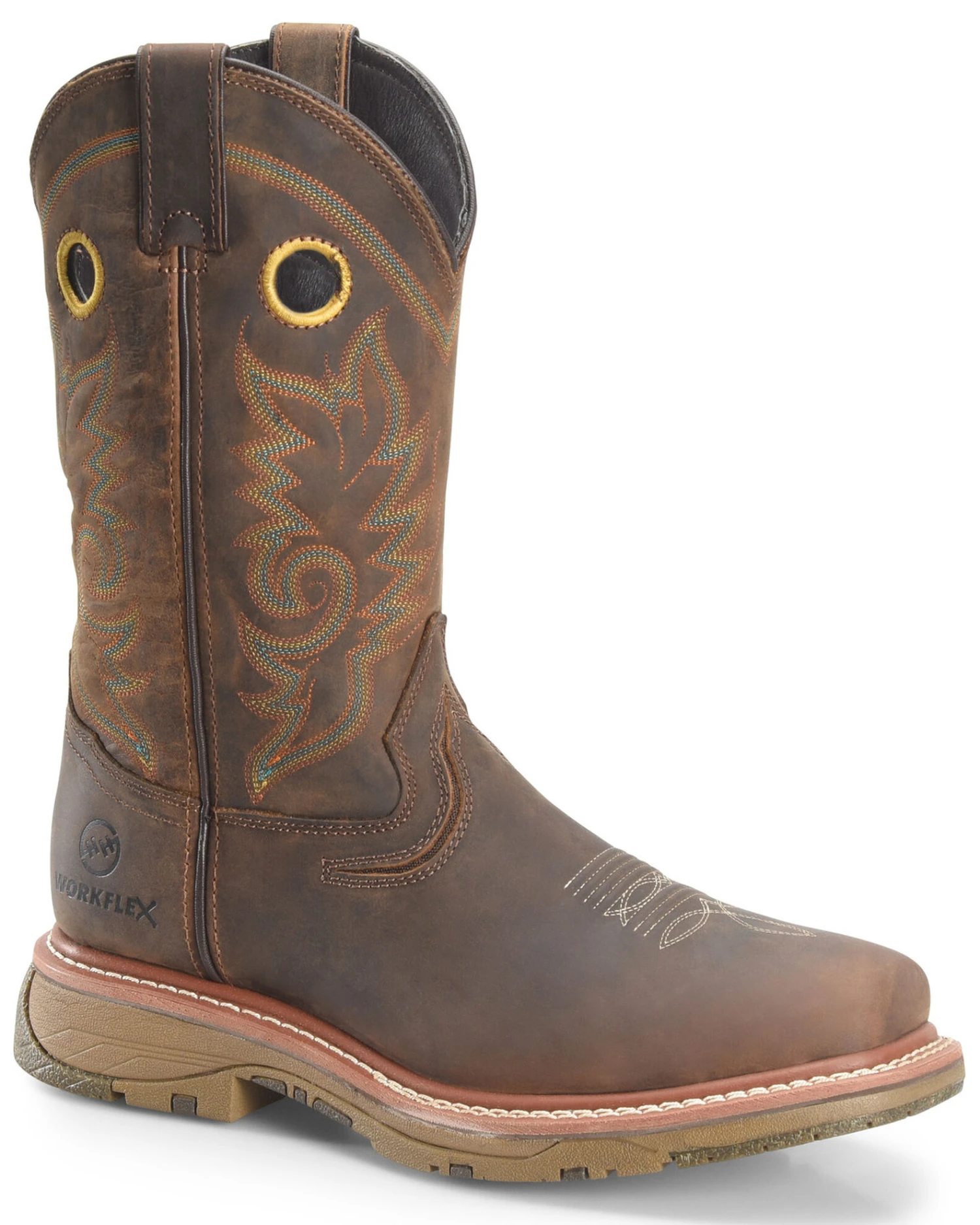 Double H Men's Elijah Western Work Boots - Composite Toe - Image 4