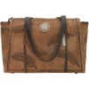 American West Women's Brown Sacred Bird Concealed Carry Tote