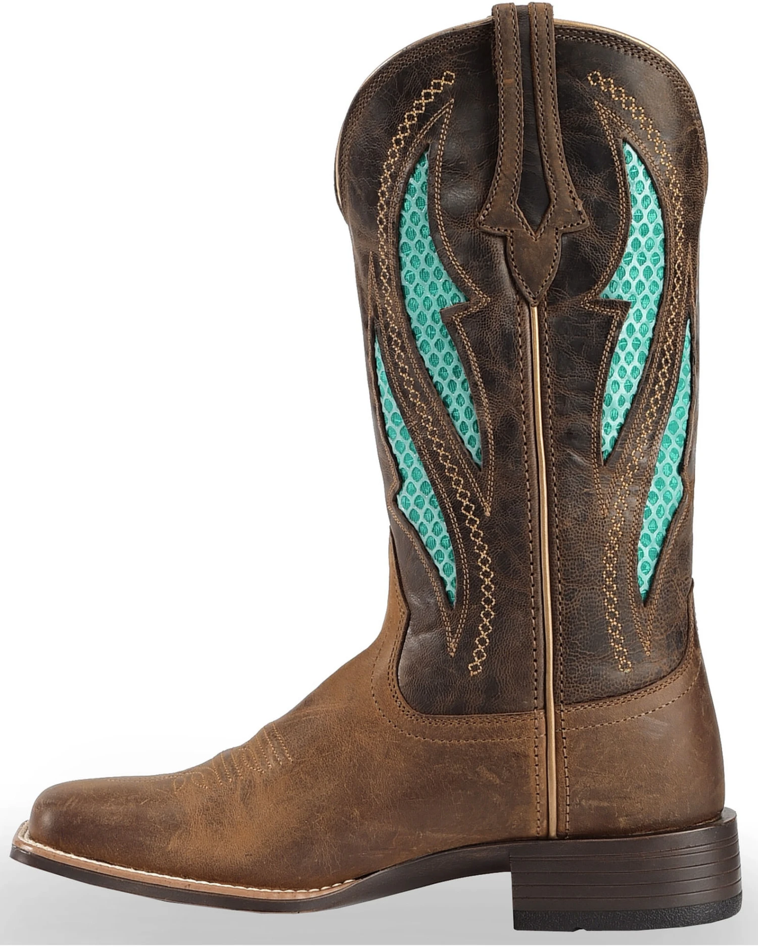 Ariat Women's VentTEK Ultra Quickdraw Western Performance Boots - Broad Square Toe - Image 7