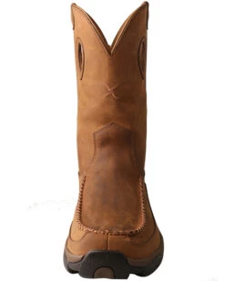 Twisted X Men's 11" Pull On Waterproof Work Boots - Moc Toe