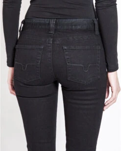 Kimes Ranch Women's Betty Black Modest Bootcut Jeans