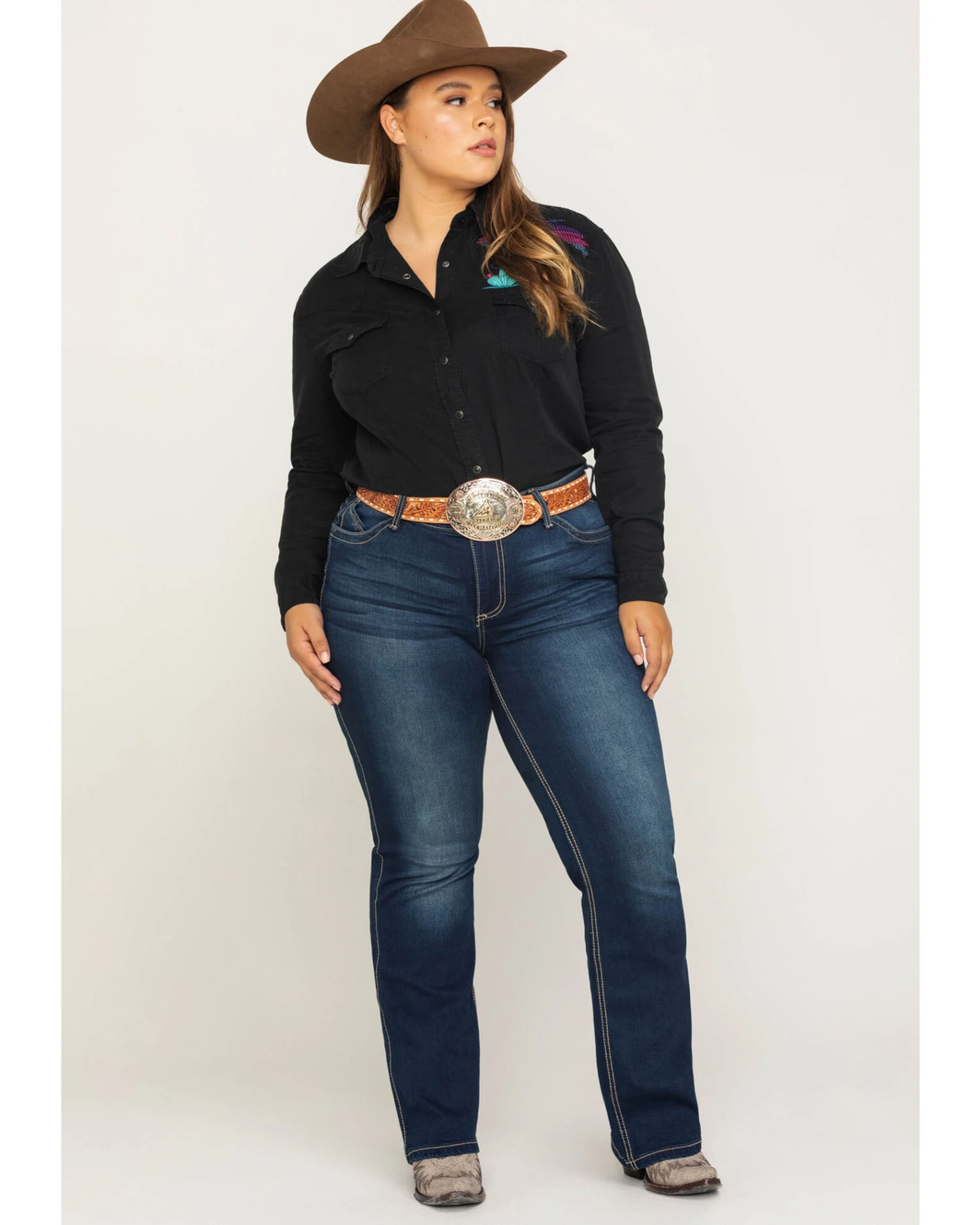 Wrangler Women's Western Ultimate Riding Q-Baby Jeans - Plus - Image 6