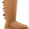 UGG Women's Chestnut Bailey Bow Tall II Boots - Round Toe