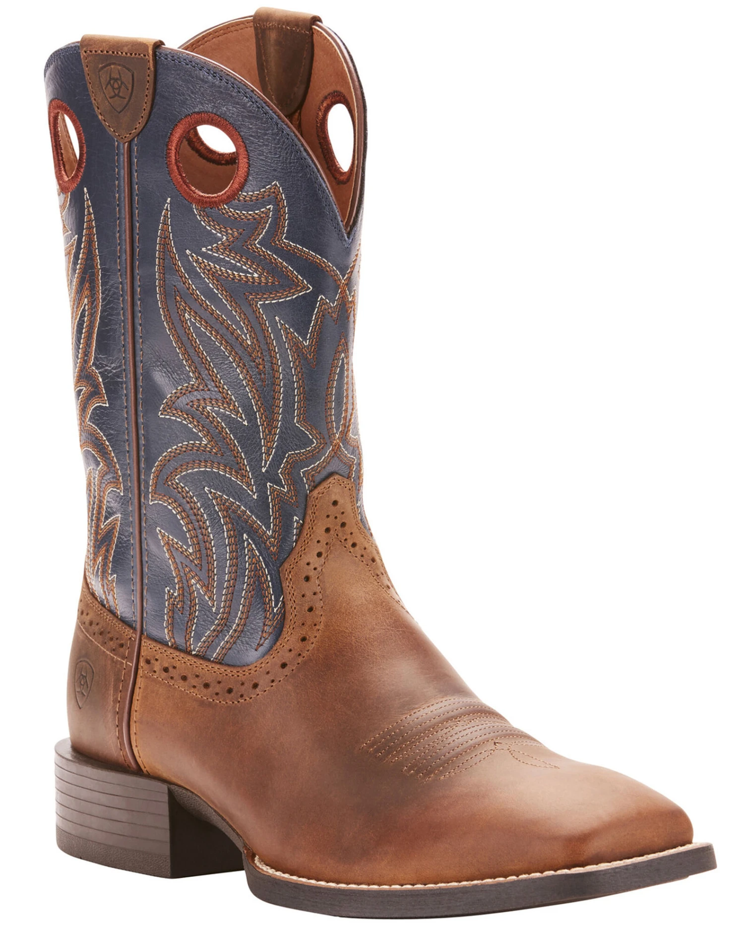 Ariat Men's Sidebet Western Performance Boots - Broad Square Toe - Image 3