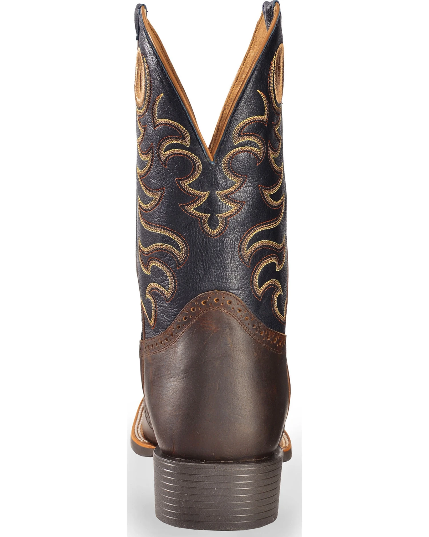 RANK 45 Men's Xero Gravity Gibson Saddle Vamp Western Performance Boots - Broad Square Toe - Image 3