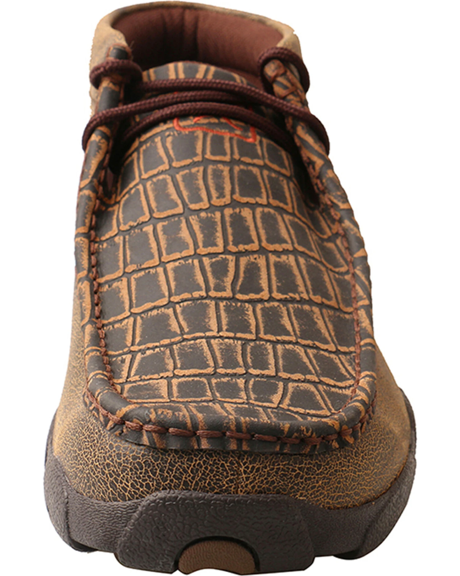 Twisted X Men's Caiman Print Driving Mocs - Moc Toe - Image 6