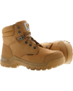 Carhartt Men's 6" Waterproof Rugged Flex Work Boots - Round Toe
